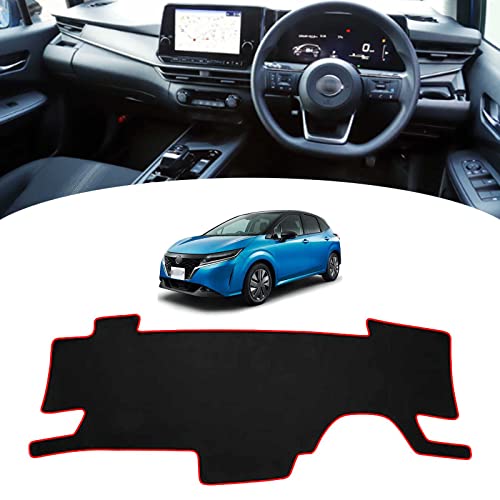 【ポリエステル素材】専用 ダッシュボードマット ダッシュボードカバー に適用 日産 ノート NOTE e-POWER 新型 E13 2020年12月?現行 カスタムパーツ 保護マット 保護マット 耐熱性 耐久性 視界がクリア 日焼け防止 傷防止 滑り止め