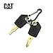 Aree Keys for CAT Caterpillar Heavy Equipment with Key-Chain Part Numbedr 5P8500