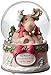 Precious Moments The Moose Wonderful Time of The Year 1st Annual Resin and Glass Musical Snow Globe 191102