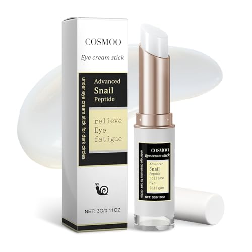 Snail Peptide Under Eye Cream,Anti Aging Eye Cream for Dark Circles and Puffiness, Eye Bags, Wrinkles Fine Lines Skin Care Treatment Firming With Snail Mucin and Niacinamide, Korean Skin Care Formula