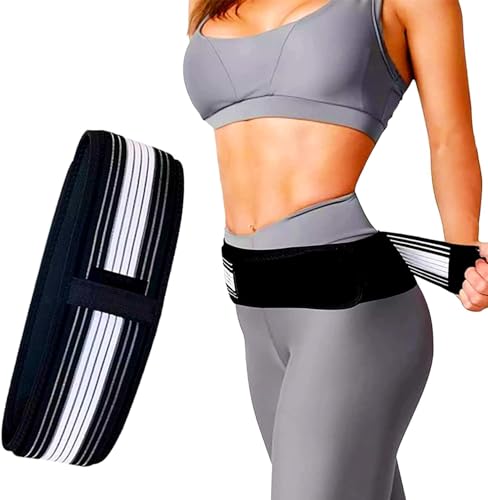 Image of ARPK Back Pain Belt - Lower Back Support Brace for Men and Women- Anti-Slip Sciatica Pain Relief - Sacroiliac SI Joint Hip, Pelvic Beltt - Back Pain Belt For Women - REGULAR SIZE (black)