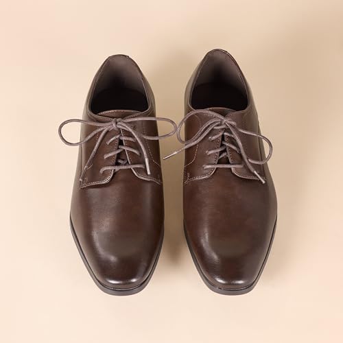 Image of Amazon Essentials Men's Lace Up Derby Dress Shoes