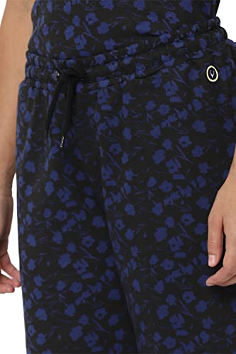 Image of Allen Solly Printed Cotton Regular Fit Womens Trousers