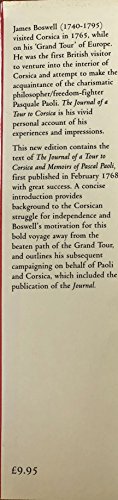 The journal of a tour to Corsica (Literary trav... 1873047711 Book Cover