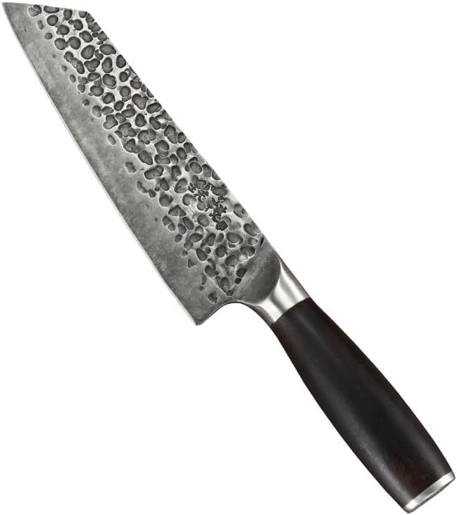 本焼き　純日本銅製本焼き包丁　吉兼作　菜切り包丁 本焼き 純日本銅製本焼き包丁 吉兼作 菜切り包丁