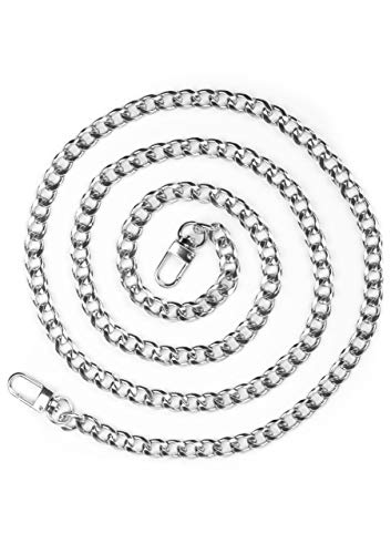 Courroie Porte-monnaie Chaîne Uxcell 24" X 0.28" Argenté - Sangle épaule - Neuf Avec étiquettes - Accessoire Sac