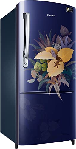 Image of Samsung 183 L, 3 Star, Digital Inverter, Direct-Cool Single Door Refrigerator (RR20C2723VB /NL, Red, Tropical Purple)