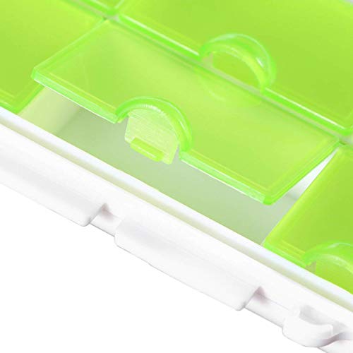 Xrten Contenitore Pillole Porta,6 Scomparti