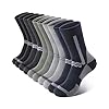 SIMIYA Merino Wool Socks for Mens, 5 Pairs Thermal Warm Hiking Super Thick Crew Work Cushion Sock for Men Winter Cold Weather