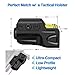 Gmconn Purple Laser Sight for Pistol with a Rail, Low Profile Beams for Full Size or Compact Guns, Rechargeable, (Beam Output <5mW, Class IIIA)