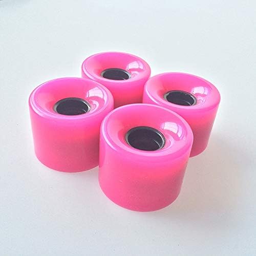 JAP768 4pcs Cruiser Skateboard Wheels Blank Pro 60X45 Mm Longboard Wheel Fit 22 Inch Plastic Backpack Skate Board (Color : Pink)