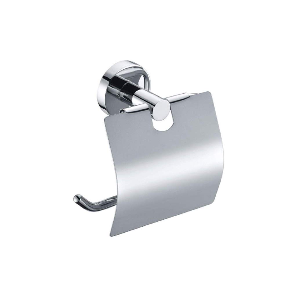 Stały uchwyt na papier toaletowy, Stainless Steel Toilet Paper And Tissue Holder Wall Mounted With Cover 140x130MM