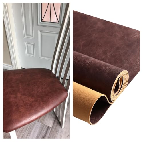 Premium Distressed Bark Faux Leather Upholstery Fabric - Waterproof, 1.2mm Thick, Pre-Cut 72"x54", Perfect for Furniture and DIY Projects 10 Premium Distressed Bark Faux Leather Upholstery Fabric - Waterproof, 1.2mm Thick, Pre-Cut 72"x54", Perfect for Furniture and DIY Projects - Image 9