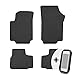 Produktbild moto-MOLTICO Gummimatten Auto Fußmatten Gummi Automatten Passgenau 4-teilig Set - passend für VW Up Seat MII Skoda Citigo ab 2011