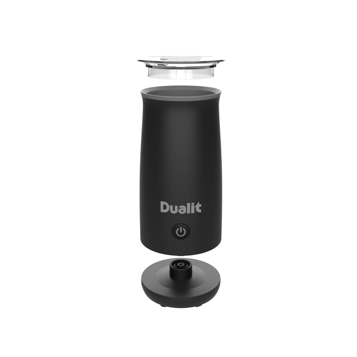 Dualit MILK&CHOCLATE elektrischer Milchaufschäumer Schwarz, Heißschokoladen-Maker mit VortecS®-Technologie, perfekte cremige & gleichmäßige Ergebnisse für Cappuccino, Latte, Kakao & Milchshakes