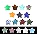 1pcs Hand Carved Stars Crystals 20mm Natural Raw Stone for Necklace Making Pendants Stone Star Healing Mineral Decoration S02
