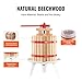 VEVOR Fruit Wine Press, 3.2 Gallon/12L, Solid Wood Basket with Blocks, Heavy Duty Manual Juice Maker, Cider Apple Grape Tincture Vegetables Honey Olive Oil Making Press with Handle for Kitchen, Home