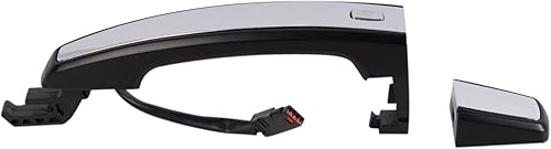 Miniatura 478 de TRQ Manija de la puerta exterior trasera izquierda del lado del conductor negra compatible con Honda Civic 2001-2005