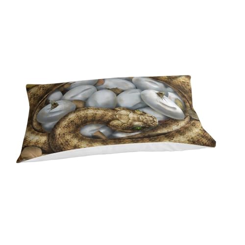 Housse de couette serpent zippée pour un lit simple toujours impeccable - 4