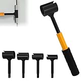 FurUlixty 4 in 1 Door Hinge Adjustment Tool for Cabinet Doors, 0.55-0.98 Inch Anti-Slip C-Wrench Spanner with Threaded Handle, Gap Fix Repair Tool for Professional & Home Use