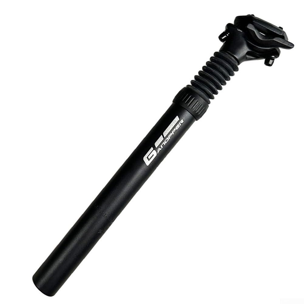 Cycling Shock Absorber Seatpost 350MM With Adjustable Rebound For Mountain Bike Road Bike(34.9mm by shim)