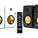 P Prosonic Active Bluetooth Bookshelf Speaker Studio Monitor Home Theater, Optical Input, Coaxial Input, 2 x RCA Aux Input, 30 Watts x 2 (White)