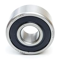 Parts and Parts Pendelkugellager 2201 2RS 12x32x14mm, DIN 630, hohe Belastbarkeit, langlebige selbsthaltende Pendelkugellager, geringe Reibung, ideal für Förderanlagen, Industriemotoren