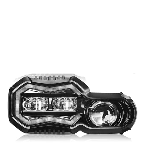 Feux avant de moto BMW F800GS pour rouler de nuit en sécurité