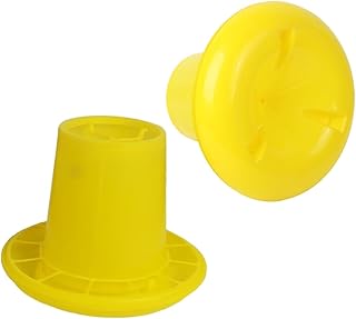 Yardwe 2 Pcs Chicken Trough Chicken Food Dispenser Automatic Rabbit Feeder Plastic Container Poultry Auto Chicken Feed Container Poultry Cage Food Boxes Poultry Feeding Trough Bird Feeder