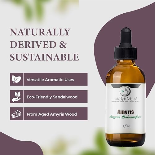 Aceite esencial puro de Amyris 1 oz natural miniatura 3
