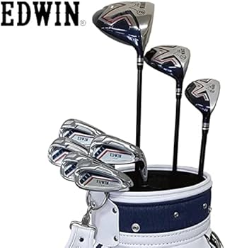 Amazon.co.jp: EDWIN ゴルフクラブ 8本セット[W#1 / W#4 / U#5