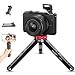 Produktbild Manbily Tischstativ für DSLR-Kamera, Telefonstativ mit 1/4- und 3/8-Schraubbefestigung und Funktionsbeindesign, maximale Nutzlast von 176 lb, CNC-Metallaluminium, Mini-Reisehalterung (MT-01)