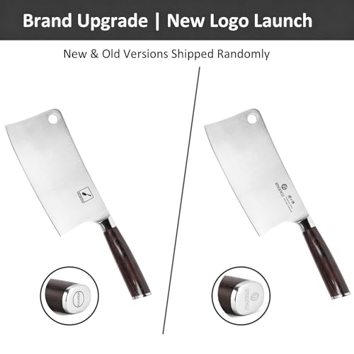 image for imarku Cleaver Knife 7 Inch Meat Cleaver - Japan High Carbon Stainless