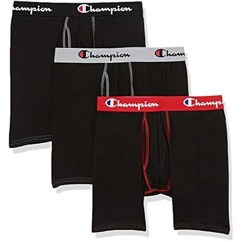 Champion Men's Boxer Briefs with Support Pouch Cover