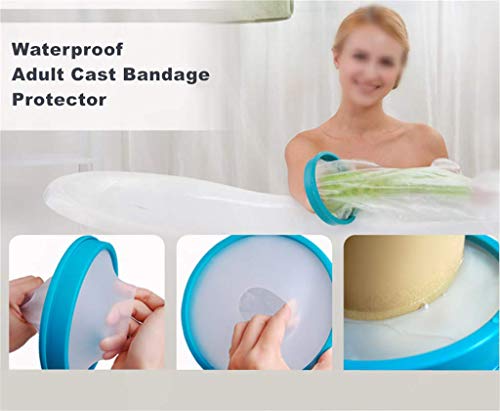 Adult Shower Arm Cast Cover For Bath, Waterproof Bandage Protector Bath Watertight Protection To Hands, Wrists, Fingers Wounds Burns, Reusable & Lightweight (Short) #TOP5
