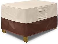 Vista 9 de Vailge - Funda de taburete para patio, impermeable, resistente, con asas acolchadas; ideal como cubierta para mesa auxiliar de patio, cubierta