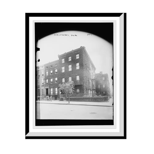Snapshots of the Past M.M. Littleton's, 5th Ave. Vintage Wall Art Print | Antique Era Photograph | Office Wall Decor | 17x22