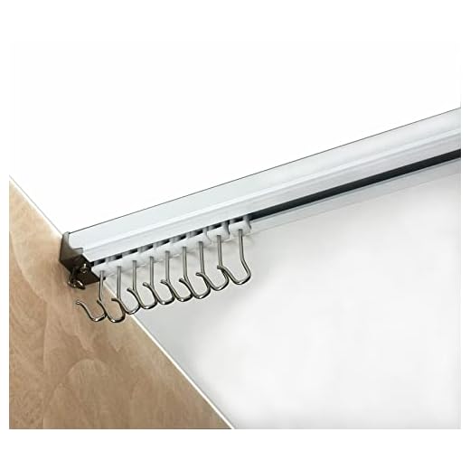 BIGalleons Ceiling Curtain Track, Room Divider Ceiling Track 6ft×2pc, Aluminum Heavy Duty Ceiling Track System with Hooks and Accessories for Living Room/Bed Room/Shower(Ivory White)