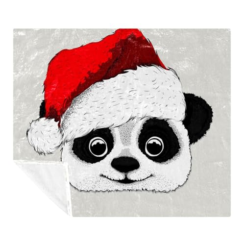 Couverture douce de Noël panda, le cadeau idéal pour petits et grands
