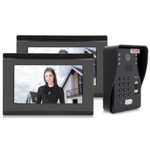 Video Intercom Türklingel, 2 Monitore Türsprechanlage, High Definition für Home Door Intercom(European regulations)