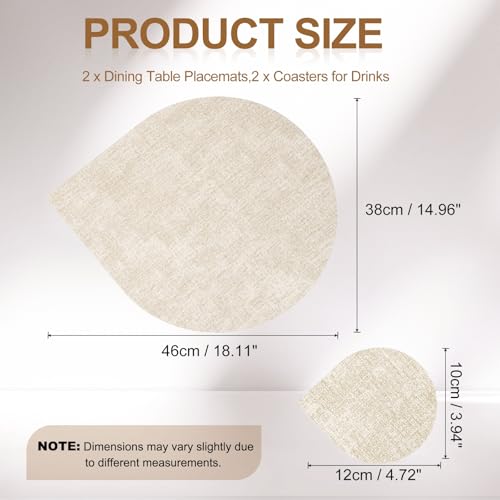Set de table lavable et résistant à la chaleur pour protéger votre buffet - 3