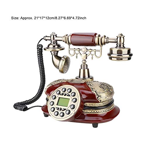 Retro-Landline-Telephone-Retro-Style-Landline-with-Date-Display-Classic-Vintage-Desk-Phone-Automatic-Detection-of-Caller-ID-Electronic-Product-for-Home-Office