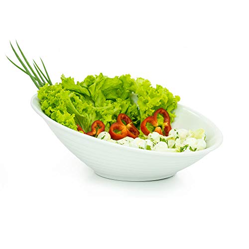 Saladeira Curvada Gourmet Mix Branco