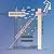 INTSUPERMAI Attic Ceiling Ladder, Concealable Attic Ladder, 10.5 ft, Aluminum-Magnesium Alloy, 13 Step Attic Staircase, Scissor Construction Attic Staircase, Attic Stairs Pull Down from Ceiling