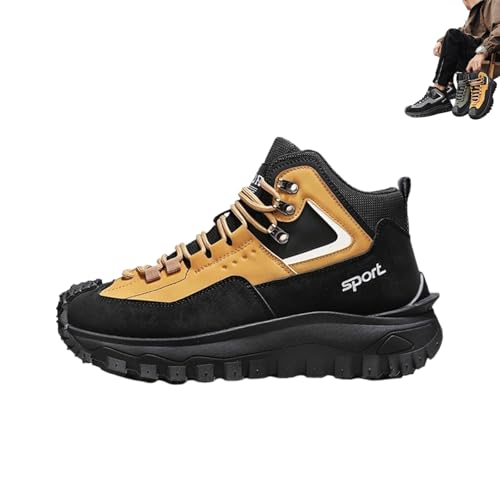 The First Young Hiking Shoes Men,The First Young Work Boots Mens,The First Young Boots Mens Chukka,The First Young Men's Slip-On Orthopedic Leather Dress Loafers