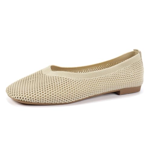 Women's Flats Shoes Pointed Toe Knit Ballet Comfortable Dressy Mesh Flat - Product Details
