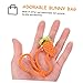 BESPORTBLE Adorable Rabbit Costume Mini Pet Bag Decorative Bunny Accessory for Pets Lightweight Convenient for Parties Festivals Holidays Made Soft Woolen Yarn