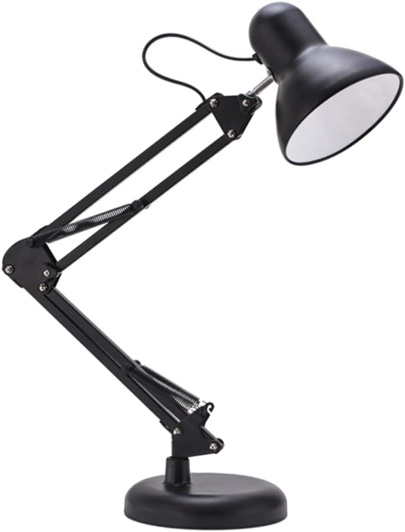 Led Dimmable Table Lamp with Long Arm USB Charging Eye-Caring Design for Reading and Study Home Office Metal Structure for Easy Storage