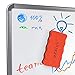 Arteza Magnetic Dry-Erase Board Foam Erasers, Set of 10, Ergonomic Shape with Thick Felt Pad, Office Supplies for Whiteboards, Lapboards, and Glass Boards