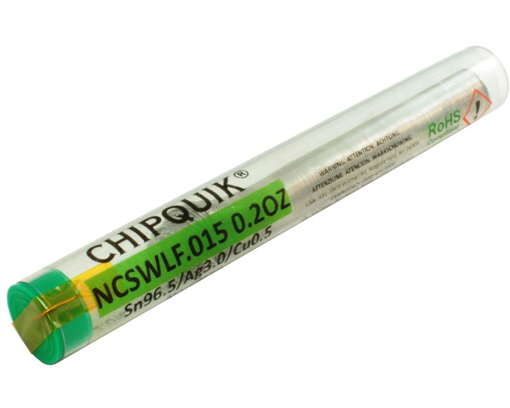 Mini fils à souder Chip Quik NCSWLF.015 l'excellence de l'alliage pour circuits complexes